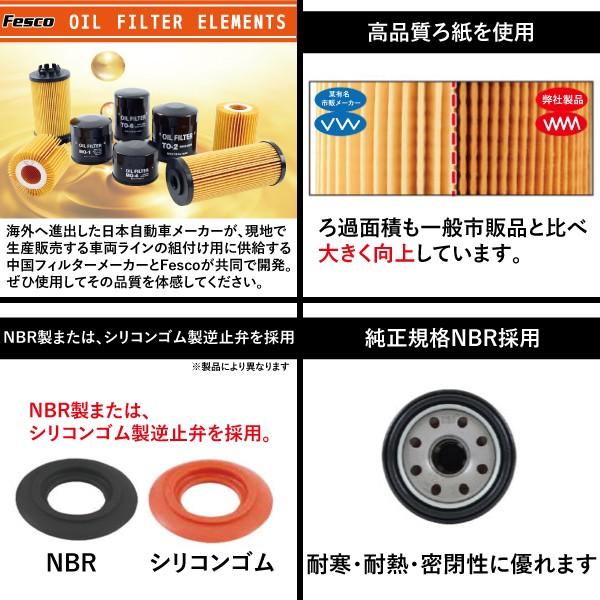 オイルフィルター TO-6 オイルエレメント トヨタ/ダイハツ用 TOYOTA 90915-10004｜manten-life｜02