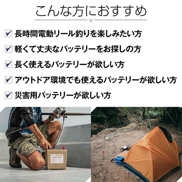 Angler'sリチウムイオンバッテリー AB-25 シマノビーストマスター