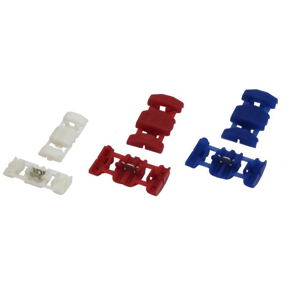 AMP 配線分岐タップ 白 0.18〜0.36sq 100個 エレクトロタップ タップ