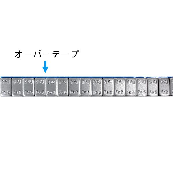 鉄製5G刻みロール式板ウェイト5KG黒テープ 3巻 バランスウェイト 接着  