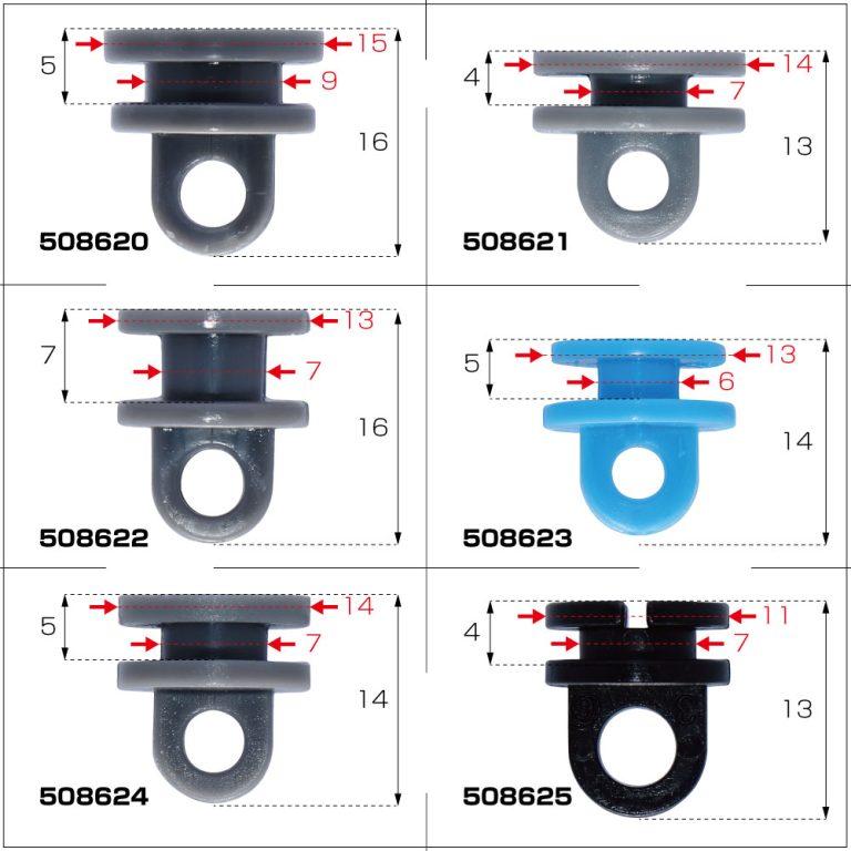 カーテンランナーセット 純正カーテンレール用 日野/ふそう 508621
