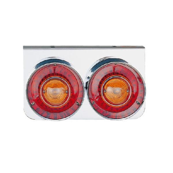 ジェット製2連丸テールランプ ジェットイノウエ 丸型2連テールランプ小型 525359 トラック用品