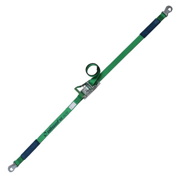 ラッシングベルト スナップフック 幅50mm 長さ1+6m 緑 ベルト荷締め機 先端金具 ベルトラッシング｜manten-tool｜02