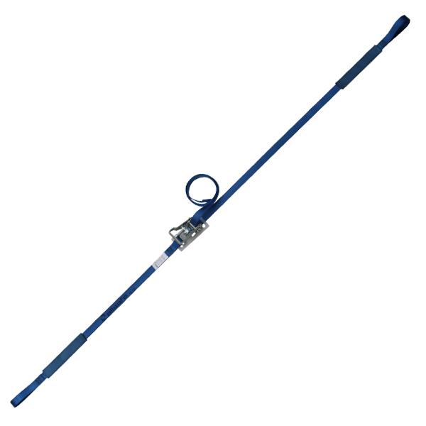 ラッシングベルト ループ 幅25mm 長さ1+5m 青 ベルト荷締め機 ワッカ