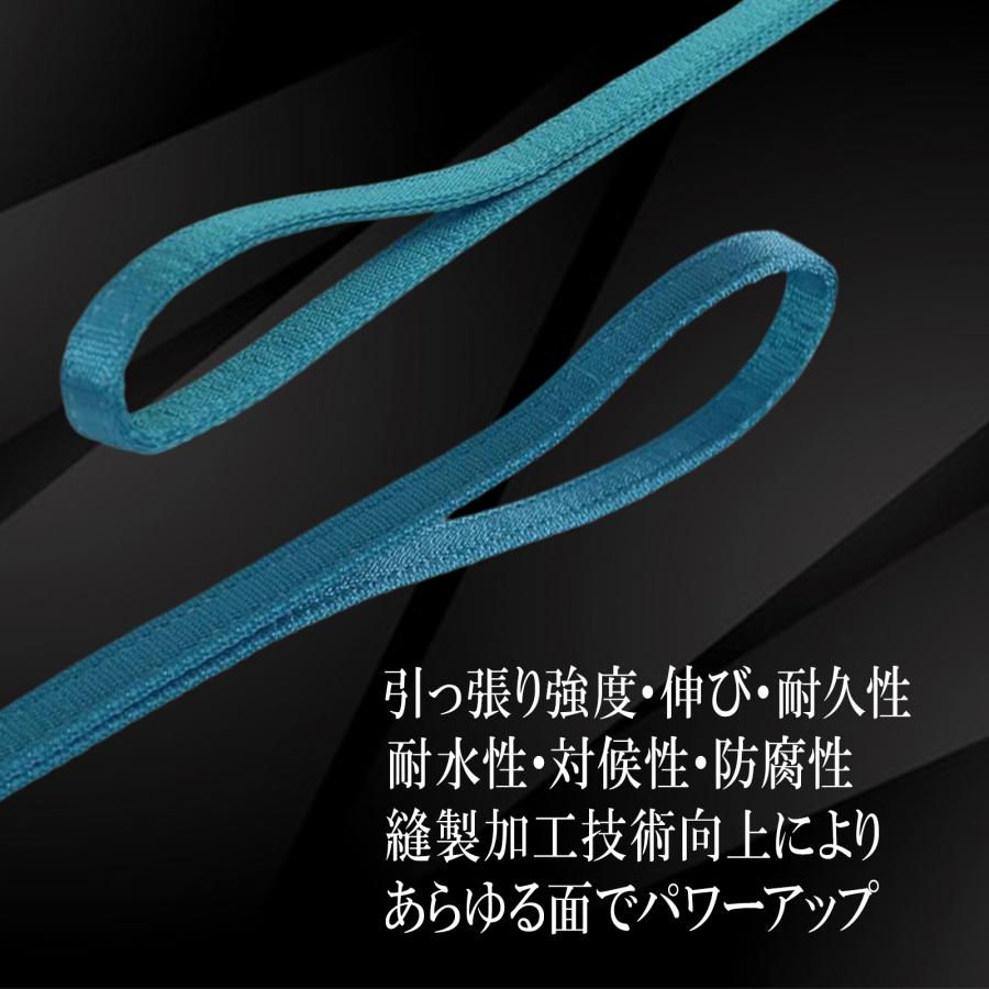 FREAK スリングベルト JIS3E型800kg 幅25mm×長さ1m ベルトスリング