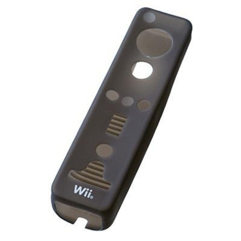 Wiiリモコン用シリコンカバー 手数料無料 休日 ブラック GSC-W001BK