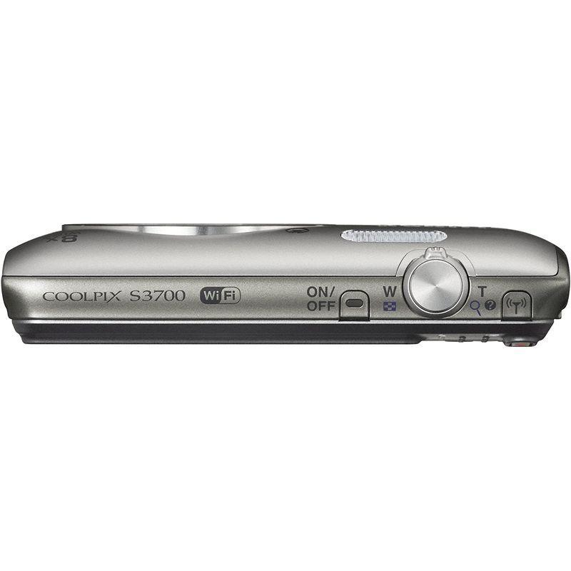 Nikon デジタルカメラ COOLPIX S3700 シルバー 光学8倍ズーム Nikon デジタルカメラ COOLPIX S3700 シルバー 光学8倍ズーム