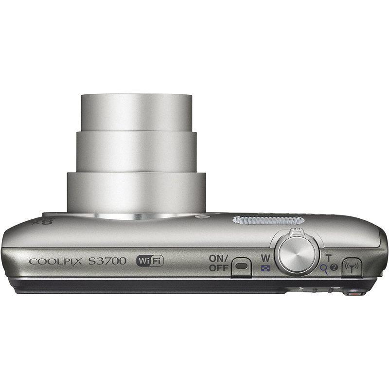 Nikon デジタルカメラ COOLPIX S3700 シルバー 光学8倍ズーム 2005万 