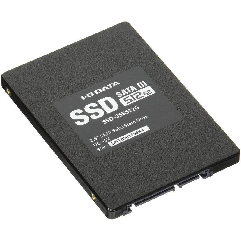 アイ・オー・データ 内蔵2.5インチSSD 512GB|Serial ATA III対応
