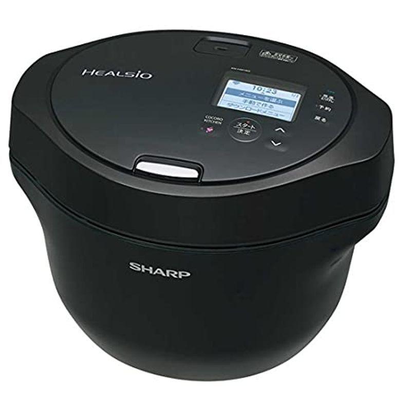 シャープ 水なし自動調理鍋 1.6L ブラック系SHARP ヘルシオホット 