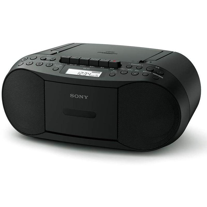 11655円 【未使用品】 ソニー CDラジカセ レコーダー CFD-S70 : FM AM ワイドFM対応 録音可能 ブラック B