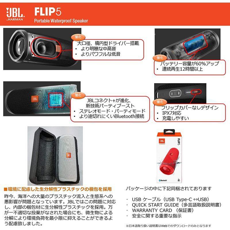 JBL FLIP5 新品未開封Bluetooth スピーカー黒 防水