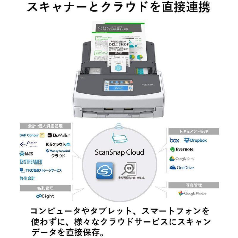 富士通 PFU ドキュメントスキャナー ScanSnap iX1500 (両面読取/ADF  