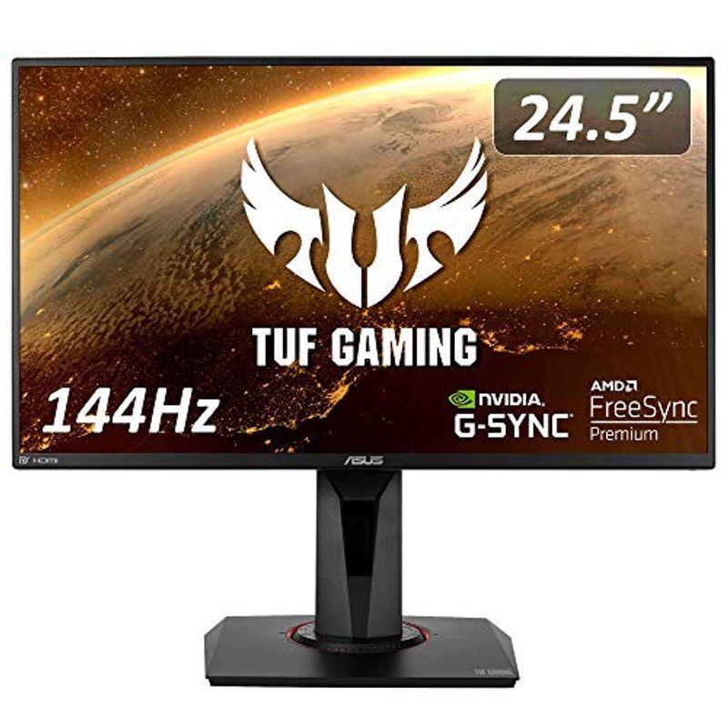 ASUS TUF Gaming ゲーミングモニター VG259Q 24.5インチ フルHD IPS 144Hz 1ms HDMI×2 ポート｜mantendo0