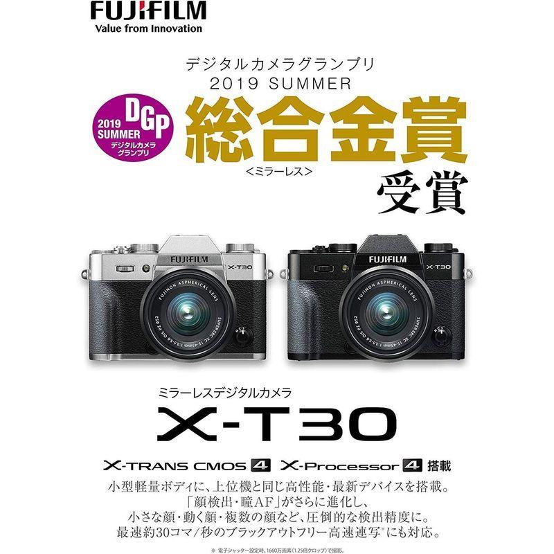 FUJIFILM ミラーレス一眼カメラ X-T30レンズキット チャコールシルバー X-T30LK-CS｜mantendo0｜06