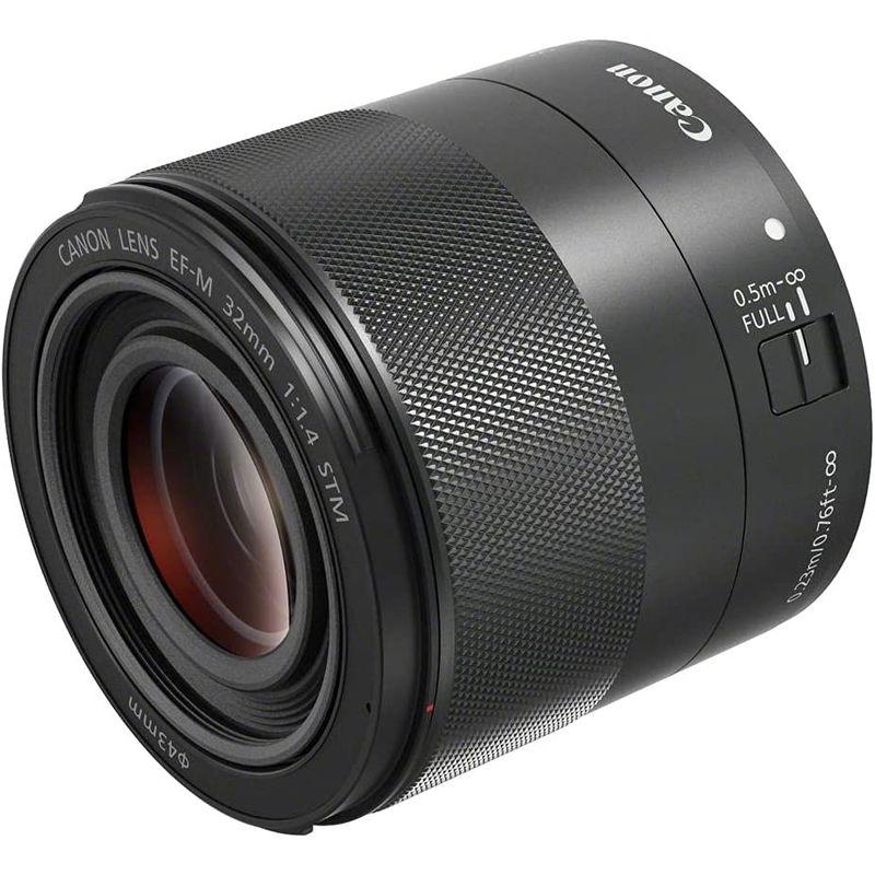 Canon キヤノン 単焦点レンズ EF-M32mm F1.4 STM ミラーレス一眼対応 ブラック 全長56.5mm EF-M3214ST｜mantendo0｜03