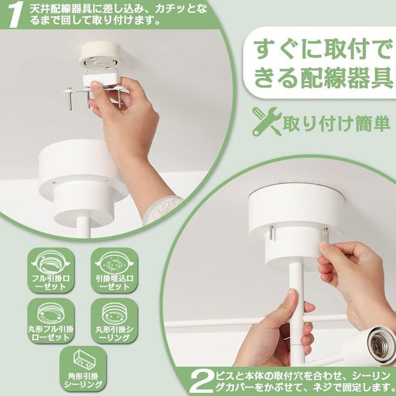 Hzfluo シャンデリア シーリングライト 6灯 E26 ペンダント Hzfluo シャンデリア シーリングライト 6灯 E26 ペンダント
