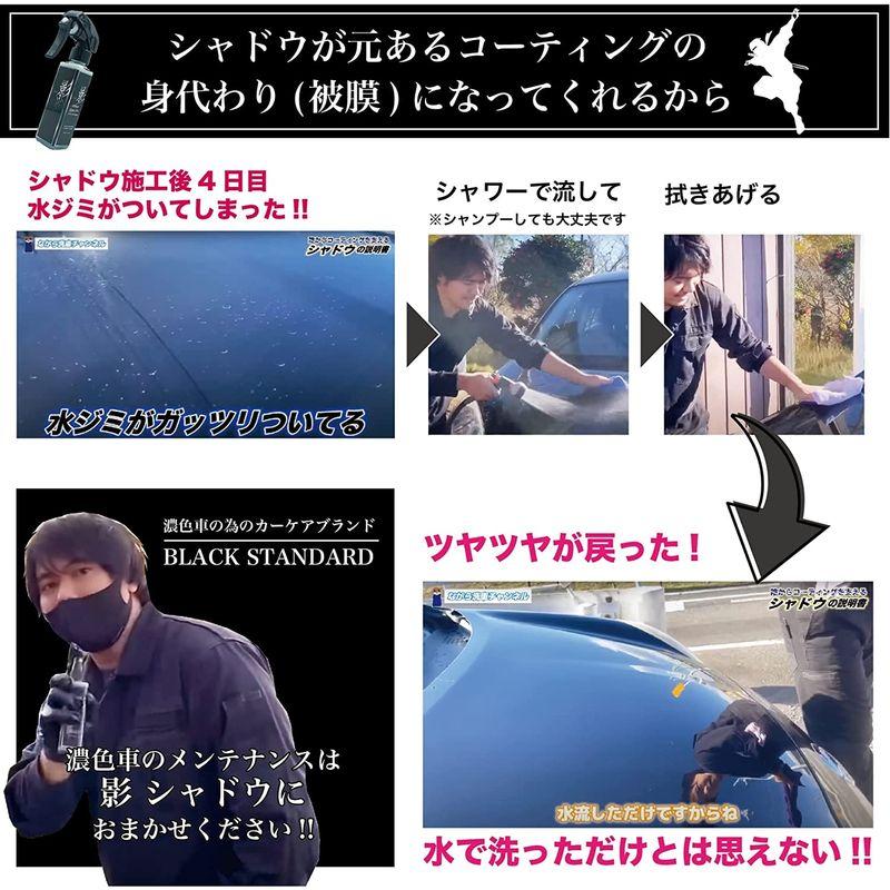 ながら洗車シャドウ/影 120ml『水シミ 小傷 艶弾き全てに対応できるメンテナンス剤 』 BLACK STANDARD コーティング剤 車｜mantendo0｜05