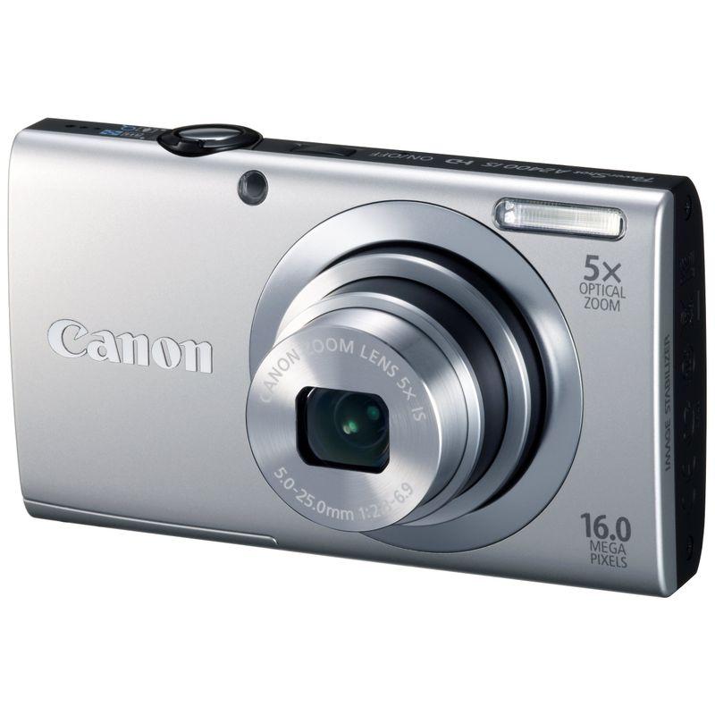 Canon デジタルカメラ PowerShot A2400IS シルバー 1600万画素 Canon デジタルカメラ PowerShot A2400IS シルバー 1600万画素
