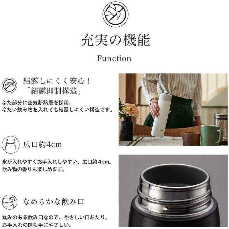 象印マホービン(ZOJIRUSHI) 水筒 ステンレス マグ ボトル 直飲み 軽量 保冷 保温 480ml ピンク SM-NA48-PA｜mantendo0｜04