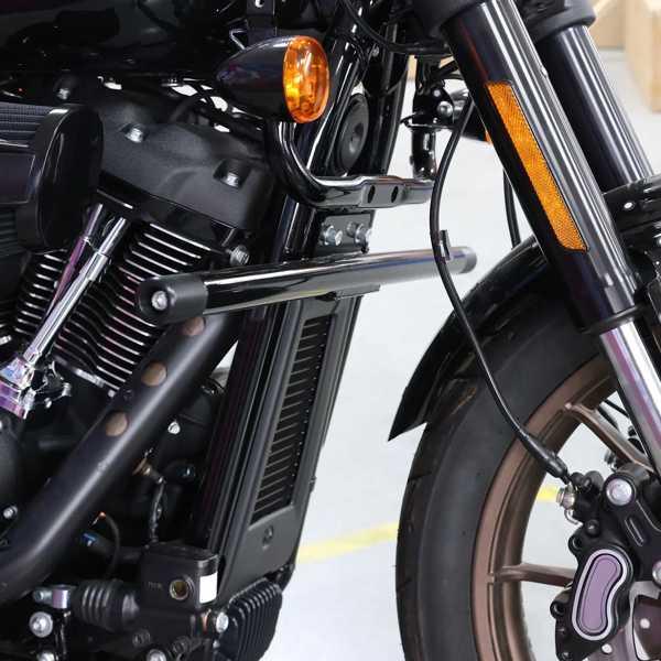 【互換品】フロントエンジンガードクラッシュバー ハーレー ソフテイル ローライダーS FXLRS ST FXLRST 2022-2025年式