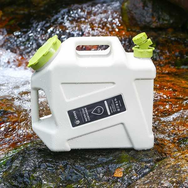 【互換品】12L 水容器 スピゴット付き 緊急用水貯蔵 ポータブル 屋外 ハイキング キャンプ 家庭用_2