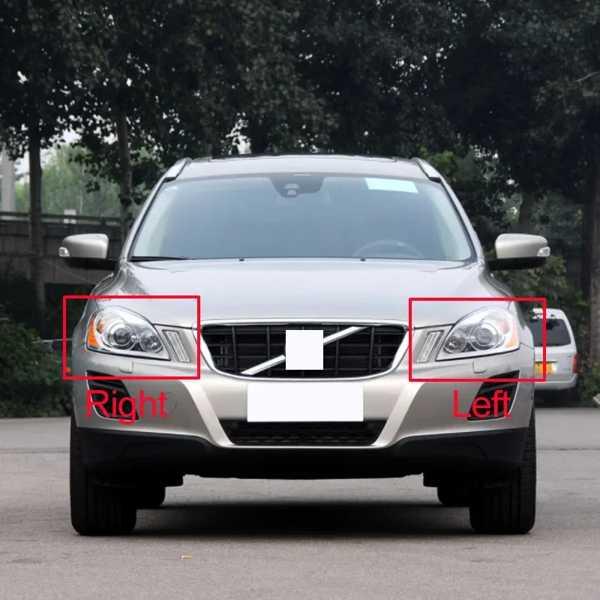【互換品】ヘッドライトカバーボルボxc60 2009用2010 2011 2012 2013用
