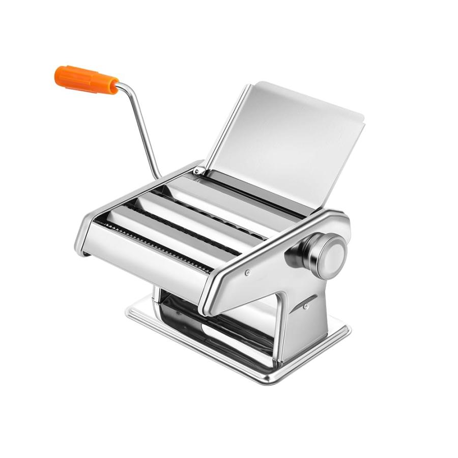 Poafamx パスタマシン 手動 製麺機 3カッター 2-3/4-5mm/8-9mm 6段階