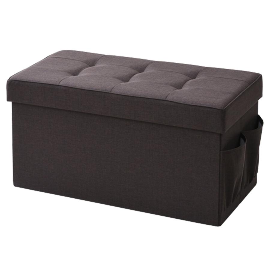 山善(YAMAZEN) ブラウン 76×38cm 収納 収納スツール ワイド 収 山善(YAMAZEN) ブラウン 76×38cm 収納 収納スツール ワイド 収納