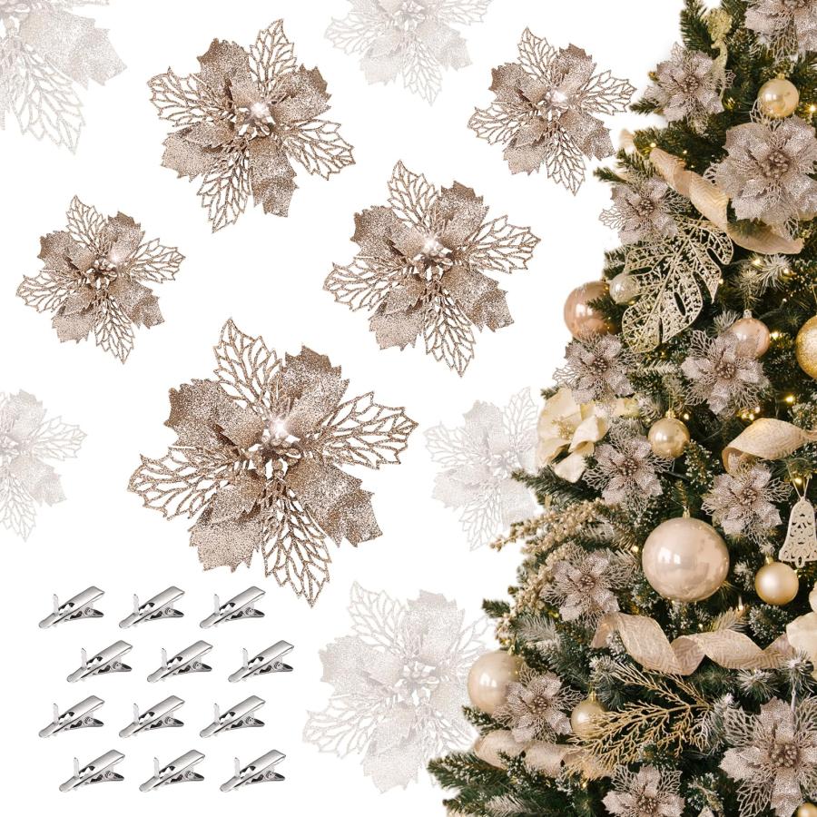 GWHOLE クリスマス 飾り オーナメント 21個入 クリップ付き