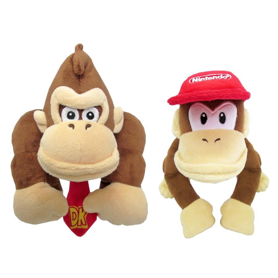 ドンキーコング＆ディディー(S) ぬいぐるみ 2種セット【高さ約20cm