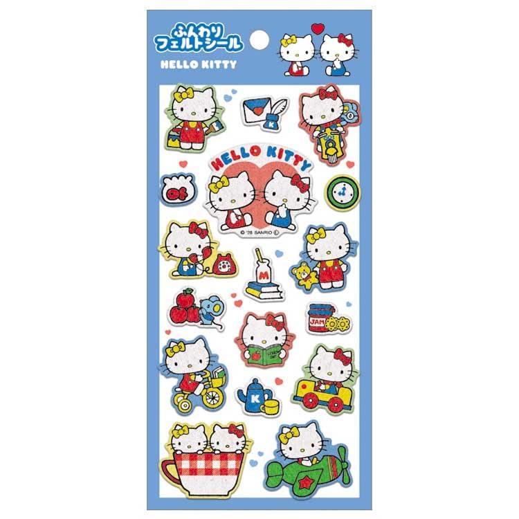 クラックス ハローキティ ふんわりフェルトシール 2 280835 : まんてん