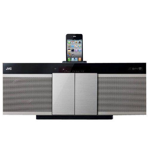 ビクター JVC AirPlay対応 iPod/iPhoneドック搭載コンパクトコンポーネントシステム(シルバー)Victor NXNT7