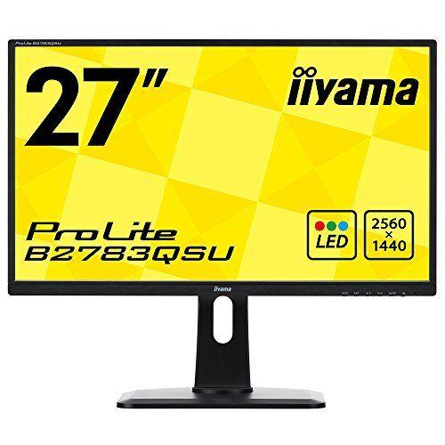 iiyama モニター ディスプレイ B2783QSU-B1 (27インチ/WQHD/TN/DisplayPort,HDMI,DVI-D/昇｜mantendo1