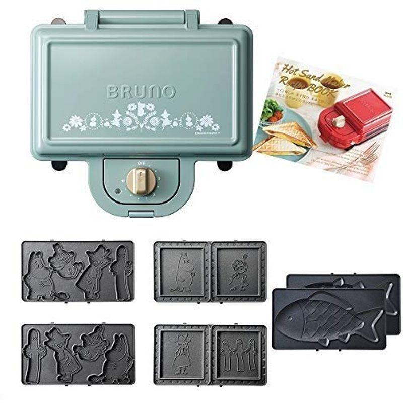 人気商品は ダブル ホットサンドメーカー ブルーノ Bruno サイズ M ムーミン 付き レシピブック おさかな ホットサンド プレート2種 本体 キッチン家電 Www Reinnec Cl