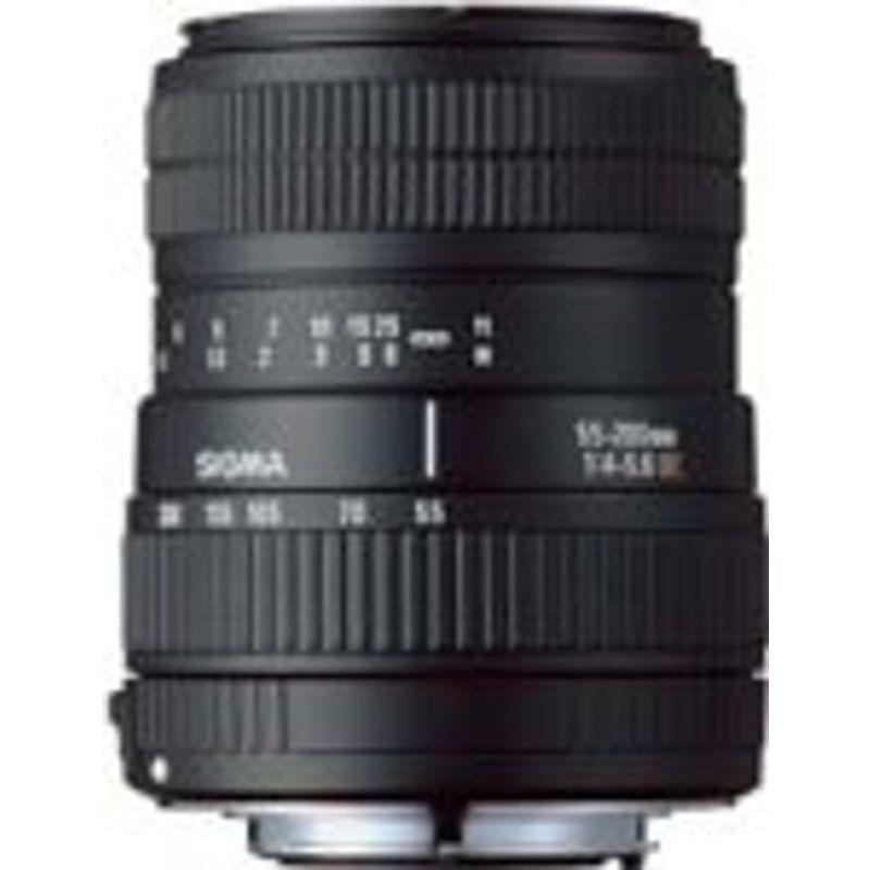 シグマ 55-200mm F4-5.6 DC デジタル専用 キャノン用