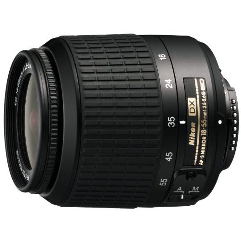 【アウトレット☆送料無料】 DX AF-S Nikon Zoom デジタル一眼レフ用 ブラック F3.5-5.6G 18-55mm ED Nikkor 交換レンズ