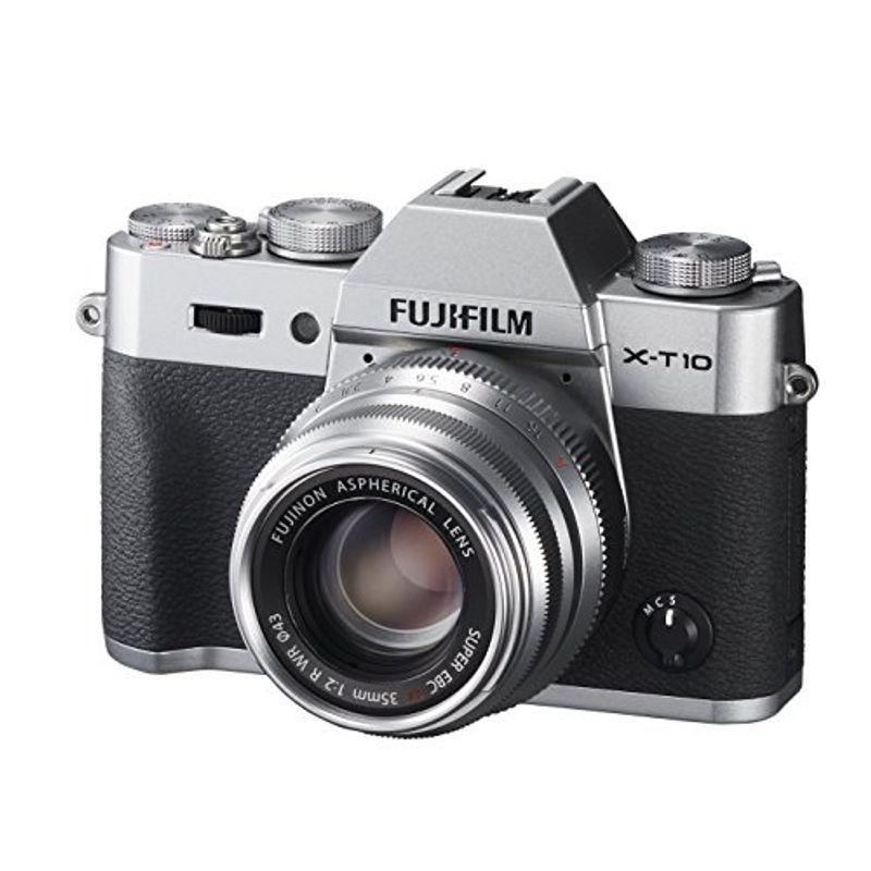 FUJIFILM ミラーレス一眼 X-T10 レンズキット シルバー X-T10LK35F2-S 