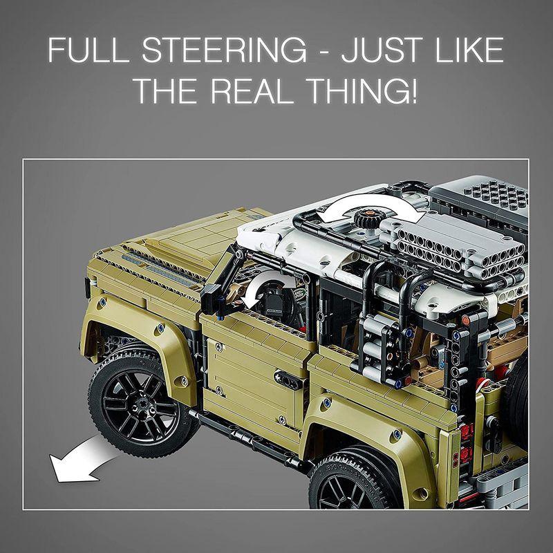 レゴ(leg0) テクニック ランドローバー・ディフェンダー 42110 leg0 テクニック ランドローバー ディフェンダー サイズ