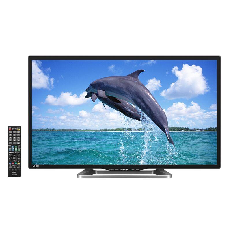 シャープ 32V型 AQUOS ハイビジョン 液晶テレビ ブラック 外付HDD対応  