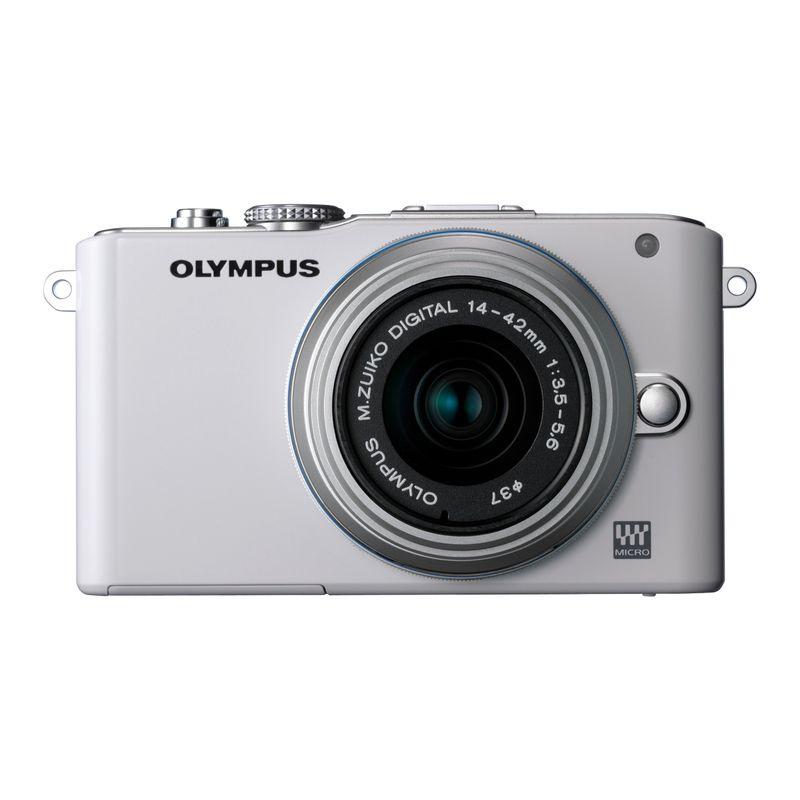 OLYMPUS ミラーレス一眼 PEN Lite E-PL3 レンズキット ホワイト LKIT 