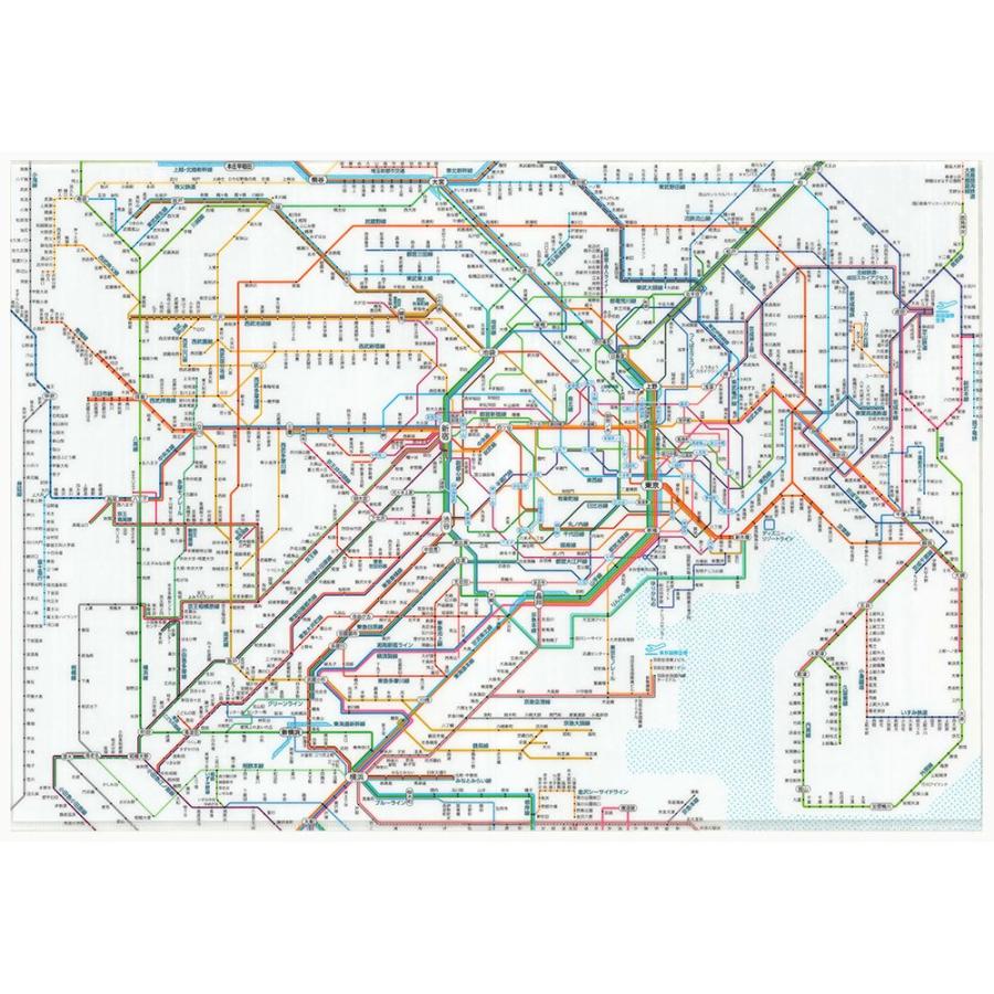 東京カートグラフィック 鉄道路線図クリアファイル 首都圏 日本語 RFSJ |  | 01