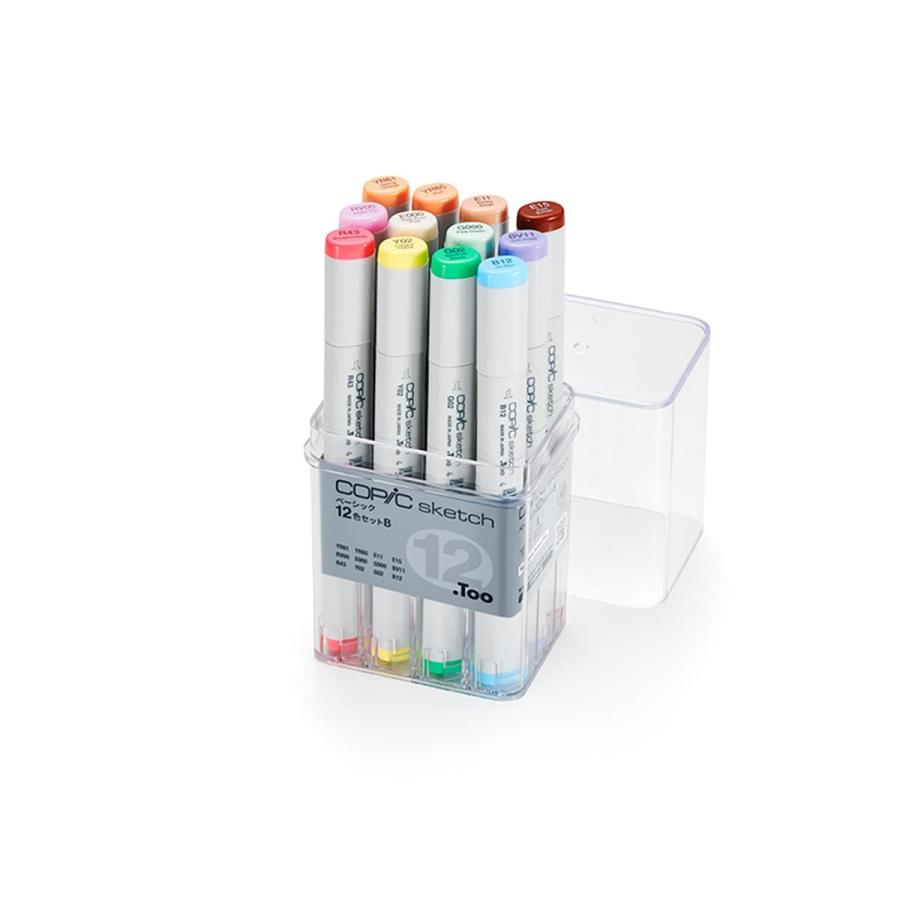 コピック(COPIC) Too コピック スケッチ ベーシック 12色セット B
