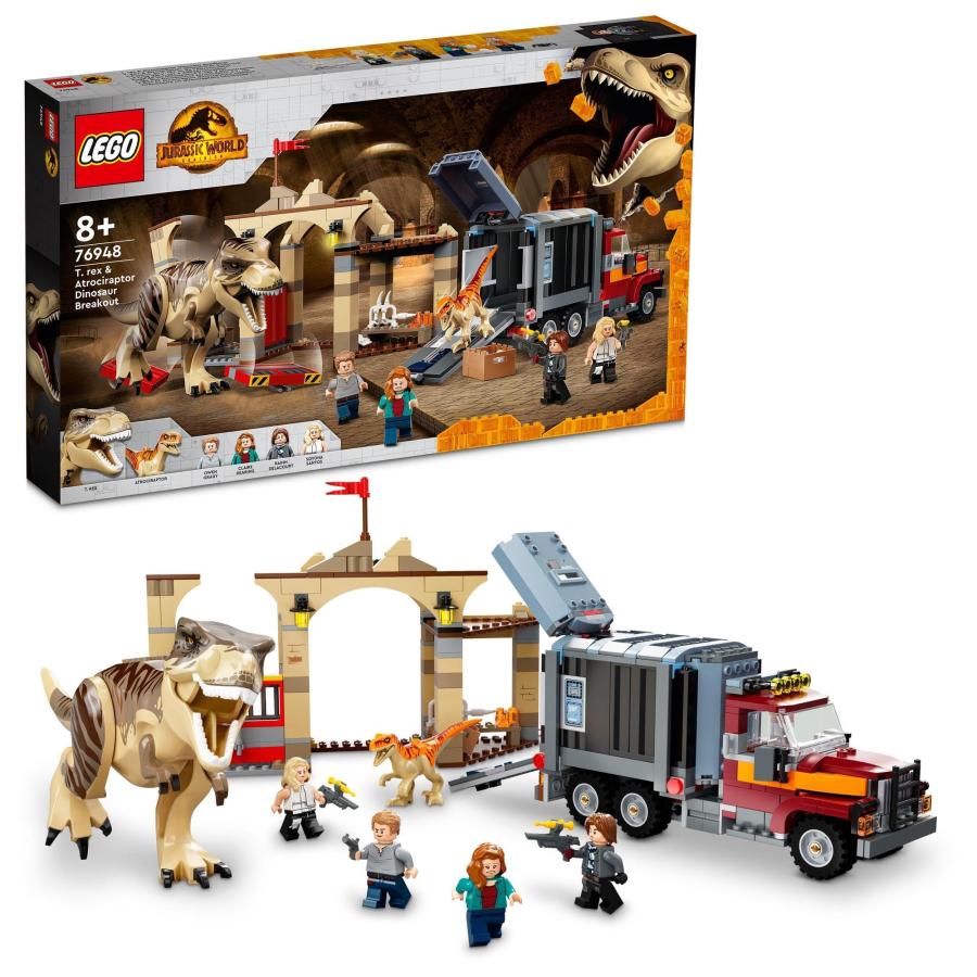 レゴ(LEGO) ジュラシック・ワールド おもちゃ 恐竜 T-レックスと 
