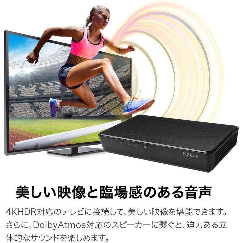 ピクセラ 4K Smart Tuner BS/CS 4K放送対応チューナー PIX-SMB400 mm 4K Smart Tuner BS/CS 4K放送対応チューナー PIX SMB400 Googleアシスタントにも対応し テレビの選局や音量調整なども音声で操作できます 約230