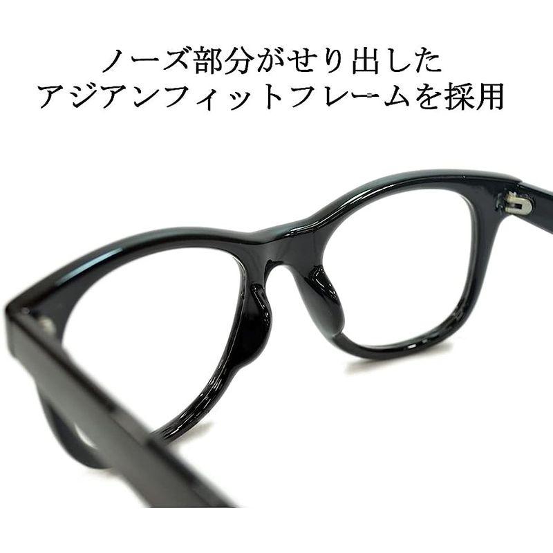 ブラックサングラス メンズ レディース フレーム カラーレンズ 黒 メガネ