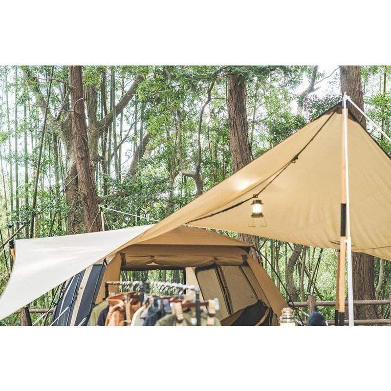 ogawa(オガワ) アウトドア キャンプ タープ システムタープヘキサDX ダークブラウン 3331 