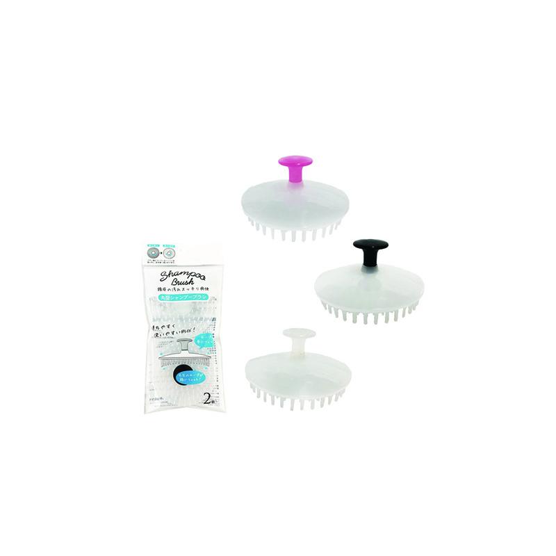 メール便可 丸型シャンプーブラシ 2個入 100円均一 100均一 100均