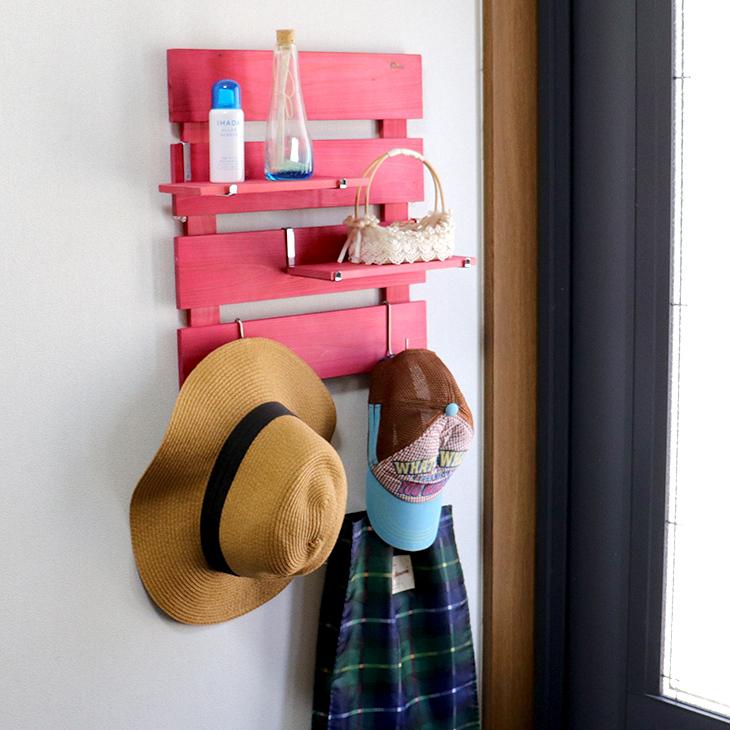 幅40cm×4段タイプ】すのこ 壁掛け 壁面収納 壁に取り付けられるすのこ