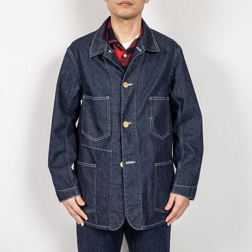 ワーカーズ WORKERS Queen of the road Jacket カバーオール　デニム　ヒッコリー｜manufactures-japan｜09